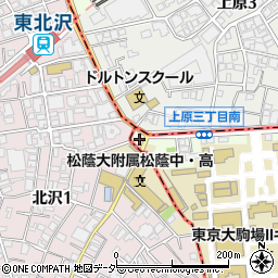 東京都目黒区駒場4丁目9周辺の地図