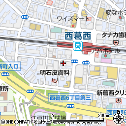 千葉興業銀行西葛西支店周辺の地図