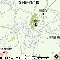 山梨県笛吹市春日居町小松883周辺の地図