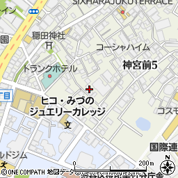 東京都渋谷区神宮前5丁目36-15周辺の地図