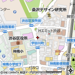東京都渋谷区神南1丁目7-6周辺の地図