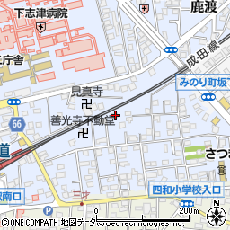 千葉県四街道市鹿渡1029周辺の地図
