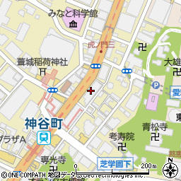 セブンイレブン神谷町駅東店周辺の地図