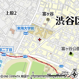 渋谷区はつらつセンター富ヶ谷周辺の地図