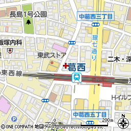 0秒レモンサワー 仙台ホルモン焼肉酒場 ときわ亭 葛西店周辺の地図