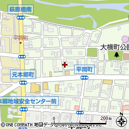 平岡荘周辺の地図