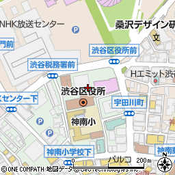 東京都渋谷区宇田川町1周辺の地図