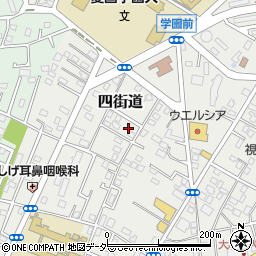 千葉県四街道市四街道周辺の地図