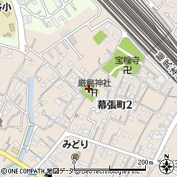 子守神社周辺の地図