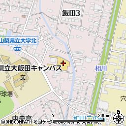 山梨県甲府市飯田3丁目9-3周辺の地図