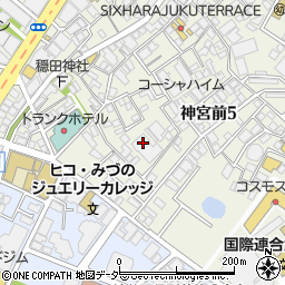 東京都渋谷区神宮前5丁目36周辺の地図