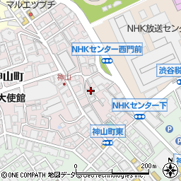 東京都渋谷区神山町8周辺の地図