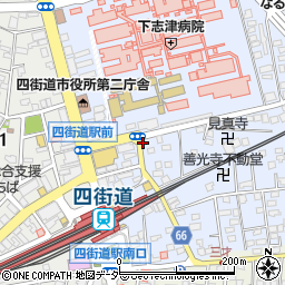 ナビパーク四街道第４駐車場周辺の地図