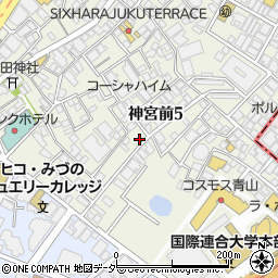 東京都渋谷区神宮前5丁目39-12周辺の地図
