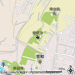 能成寺周辺の地図