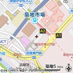 朝日新聞信用組合東京店周辺の地図