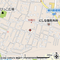 東京都八王子市横川町周辺の地図