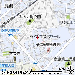 千葉県四街道市鹿渡730-29周辺の地図