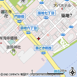 常洋水産株式会社　東京営業所周辺の地図