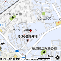 千葉県四街道市鹿渡1115-5周辺の地図