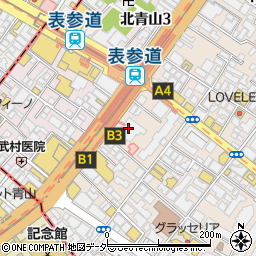 三菱ＵＦＪ銀行表参道駅前 ＡＴＭ周辺の地図