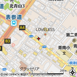 東京都港区南青山3丁目17-8周辺の地図