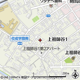 東京都世田谷区上祖師谷1丁目周辺の地図