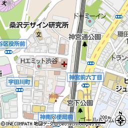 東京消防庁渋谷消防署周辺の地図