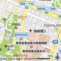 東京都港区西新橋3丁目18-20周辺の地図