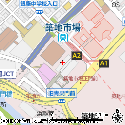 株式会社朝日新聞社　事業本部周辺の地図