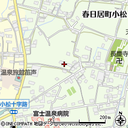 山梨県笛吹市春日居町小松1029周辺の地図