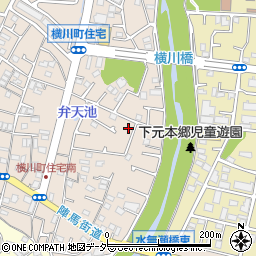 東京都八王子市横川町95周辺の地図