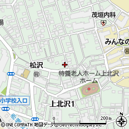 東京都世田谷区上北沢1丁目36-23周辺の地図