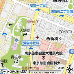 東京都港区西新橋3丁目16周辺の地図