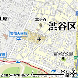 東海大学渋谷キャンパス周辺の地図