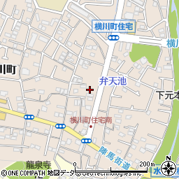 東京都八王子市横川町50周辺の地図