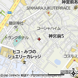 東京都渋谷区神宮前5丁目22-4周辺の地図
