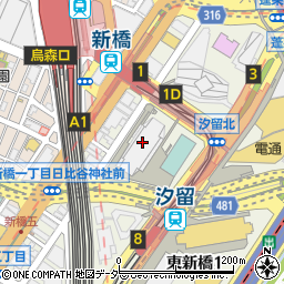 三菱ＵＦＪ銀行日テレプラザ ＡＴＭ周辺の地図