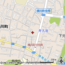 東京都八王子市横川町52-3周辺の地図