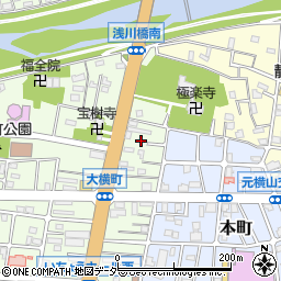東京都八王子市大横町5周辺の地図