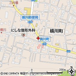 東京都八王子市横川町517周辺の地図
