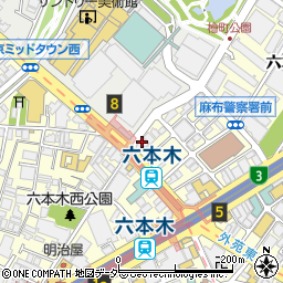 BLOW CASINO ROPPONGI GOLD周辺の地図