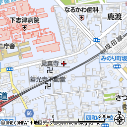 千葉県四街道市鹿渡957-8周辺の地図