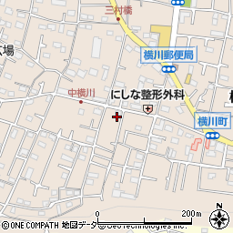 東京都八王子市横川町566周辺の地図