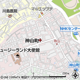東京都渋谷区神山町39周辺の地図