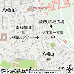東京都世田谷区八幡山3丁目10-11周辺の地図