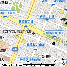 東京都港区新橋4丁目29周辺の地図