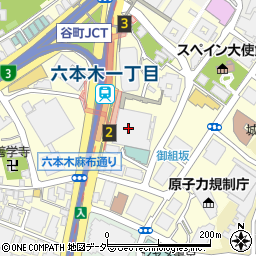 〒106-6016 東京都港区六本木 泉ガーデンタワー（１６階）の地図