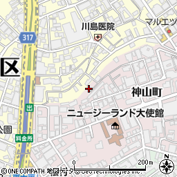 東京都渋谷区神山町34周辺の地図