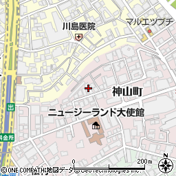 カメリアコート神山町周辺の地図